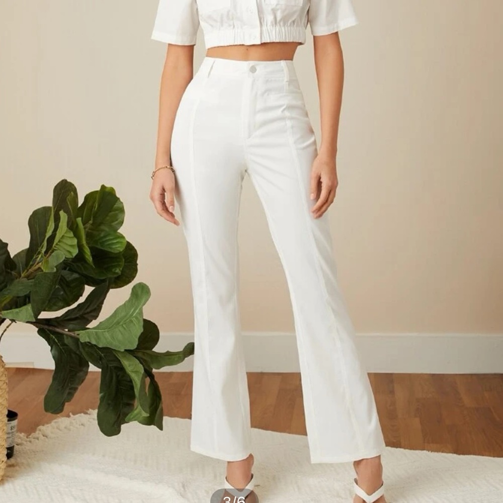 NWT SHEIN High Waist Flare Pants